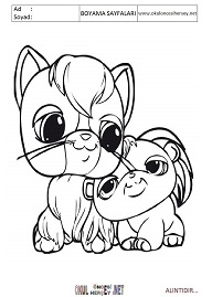 littlest-pet-shop boyama sayfaları